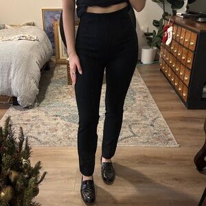 Ponte high rise dress pants professional pants stretchy skinny fit